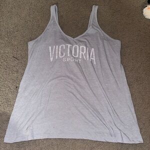 Gray Women's Victorias Secret Active Tank Top